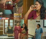 saritha kukku memes, memes, plain memes, saritha kukku plain meme, malayalam memes - Rajalakshmi drinking